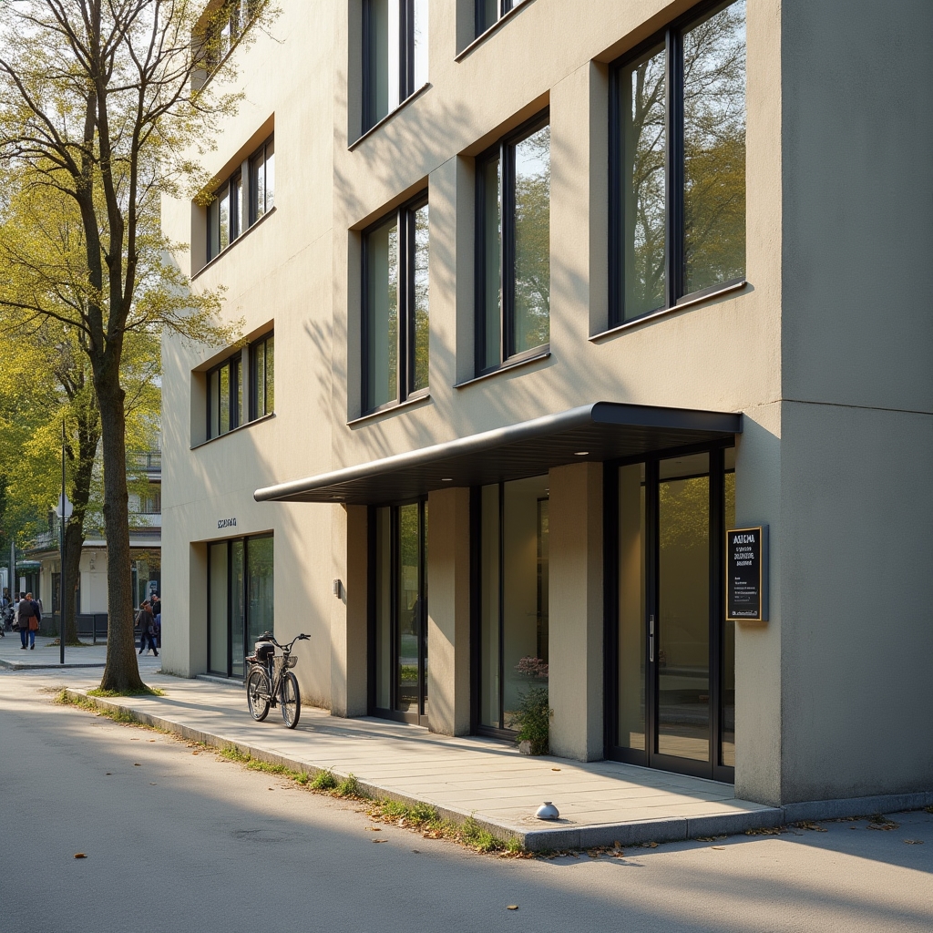 Facade of an office building where the Yarebe team is based